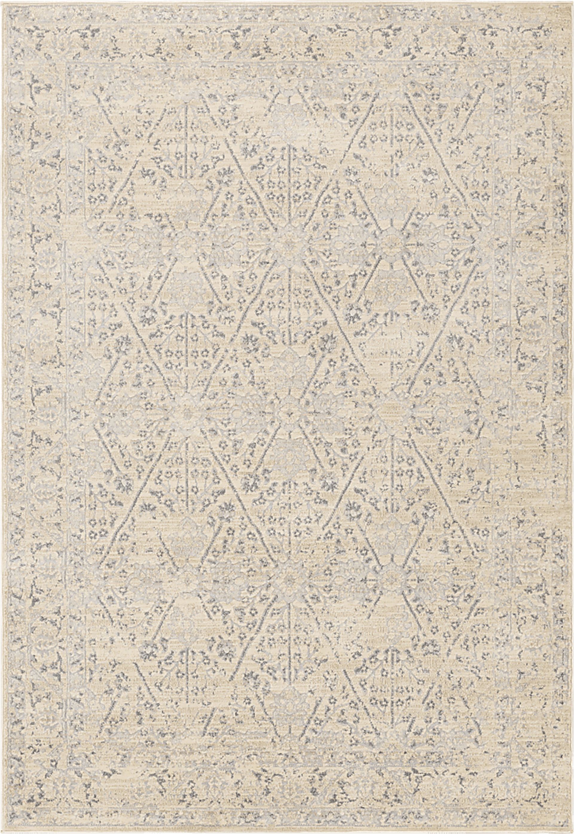 Eriny Beige 5'3 x 7'3 Rug - Image 1