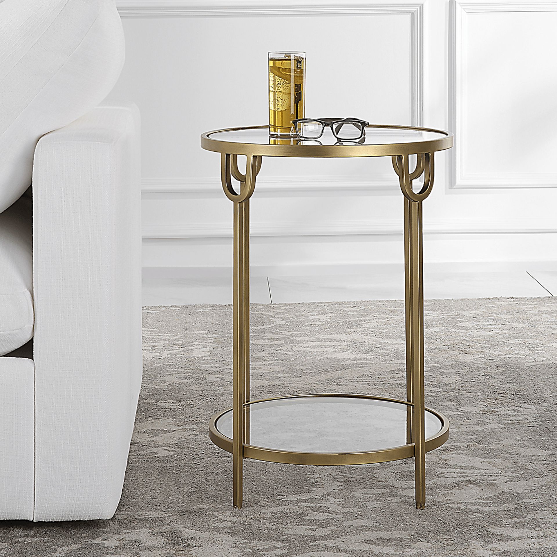 Eriska Gold Accent Table - Image 2