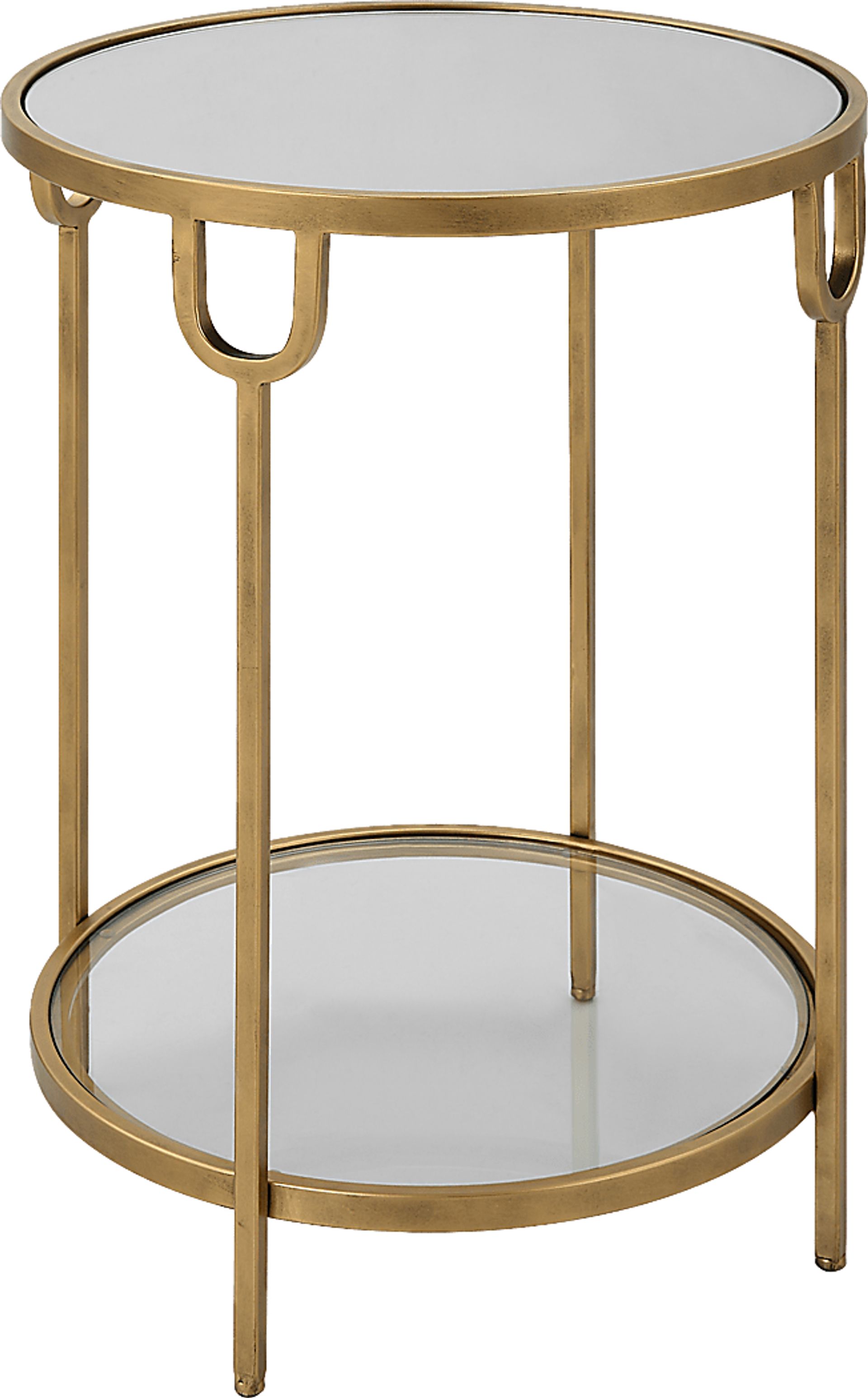 Eriska Gold Accent Table - Image 1