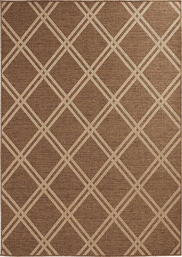 Eristy Tan 5'3 x 7'7 Indoor/Outdoor Rug - Thumbnail - Image 1