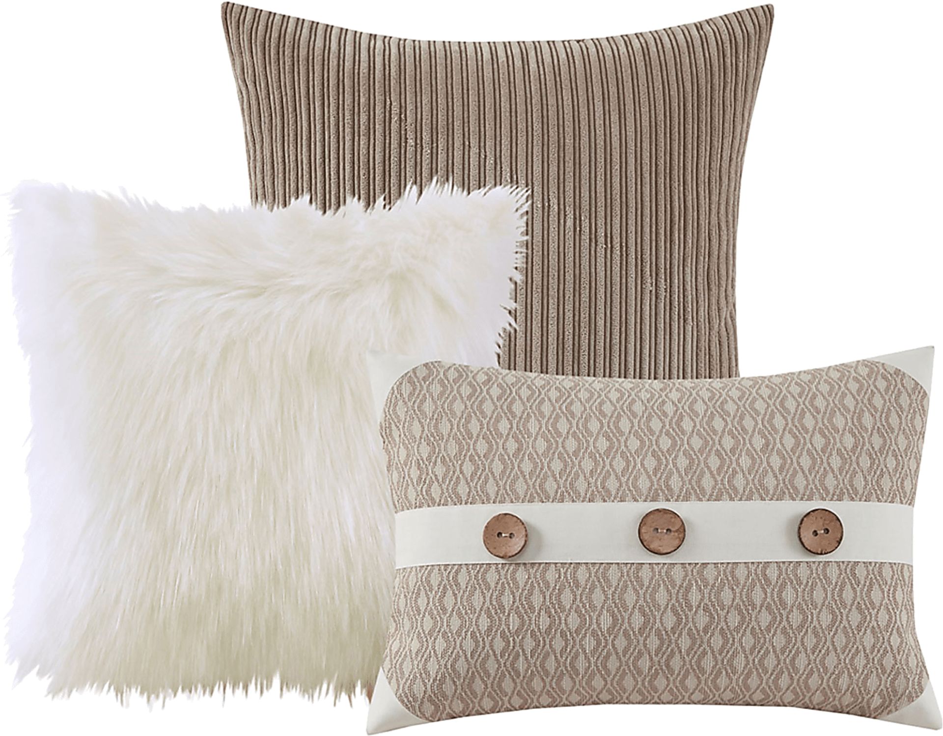 Erixa Beige Queen Comforter Set - Image 5