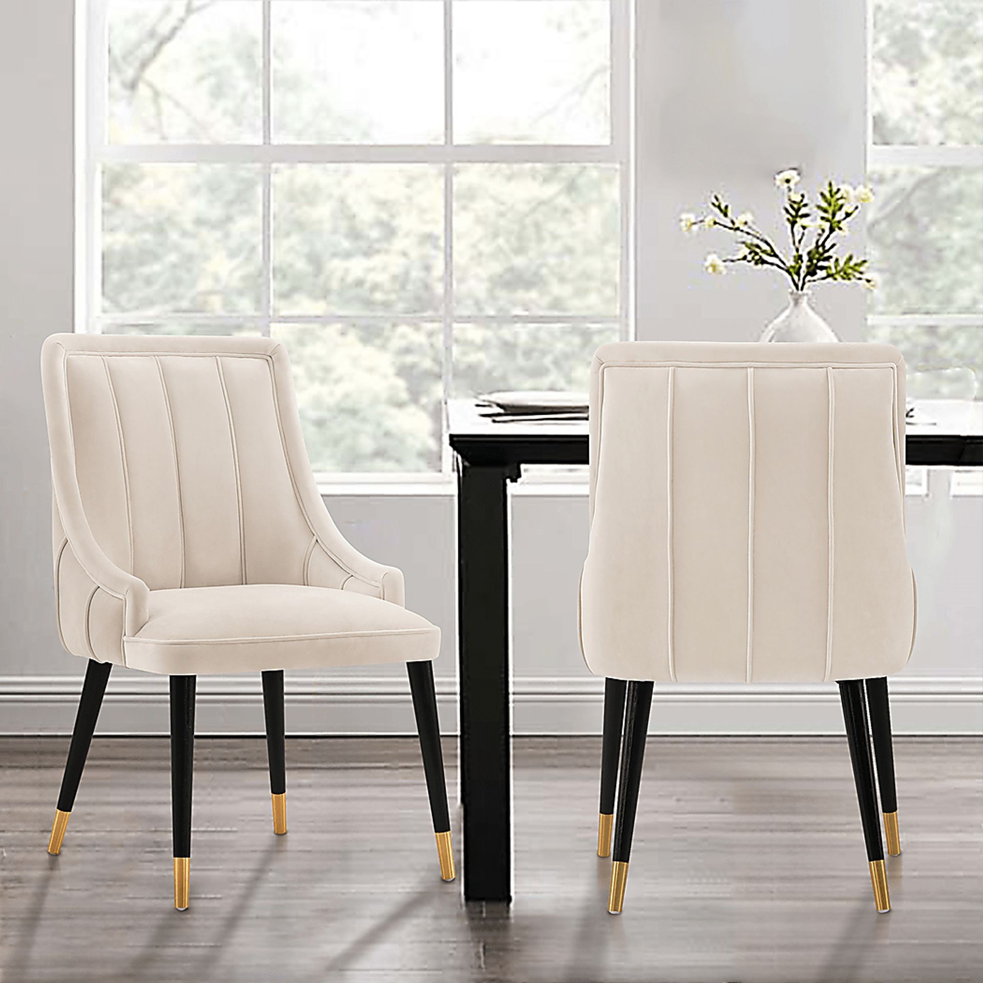 Erlandson Cream Side Chair - Image 2