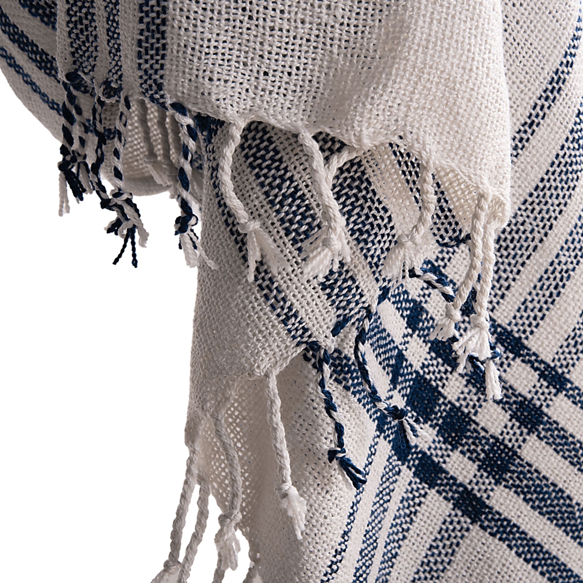 Erlend Navy Indoor/Outdoor Throw Blanket - Image 5