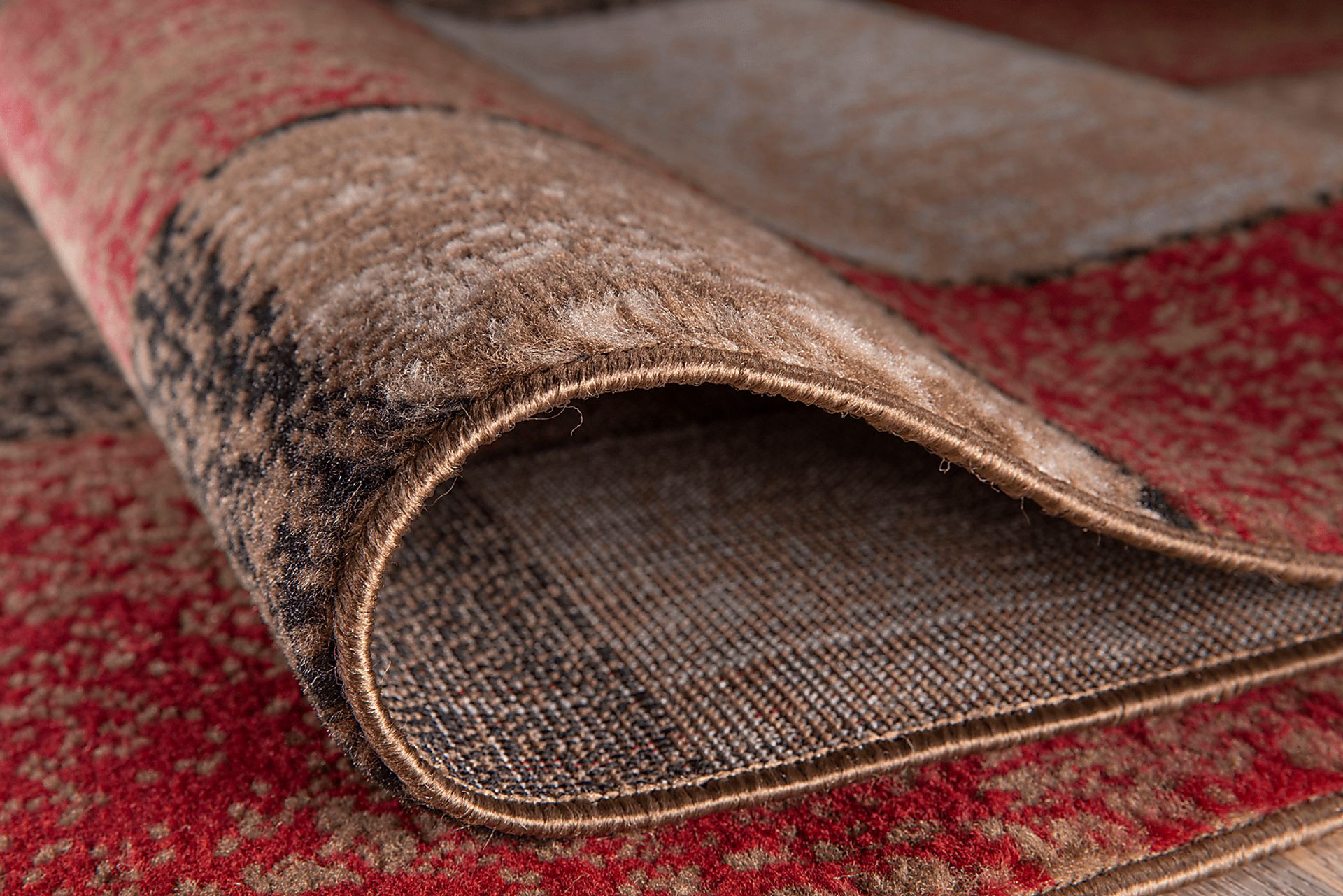 Erman Red 3' x 5'  Rug - Image 3
