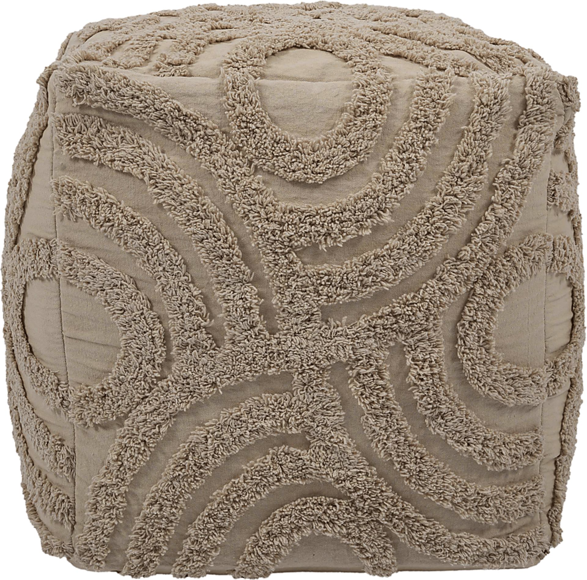 Ermann Beige Ottoman - Image 3