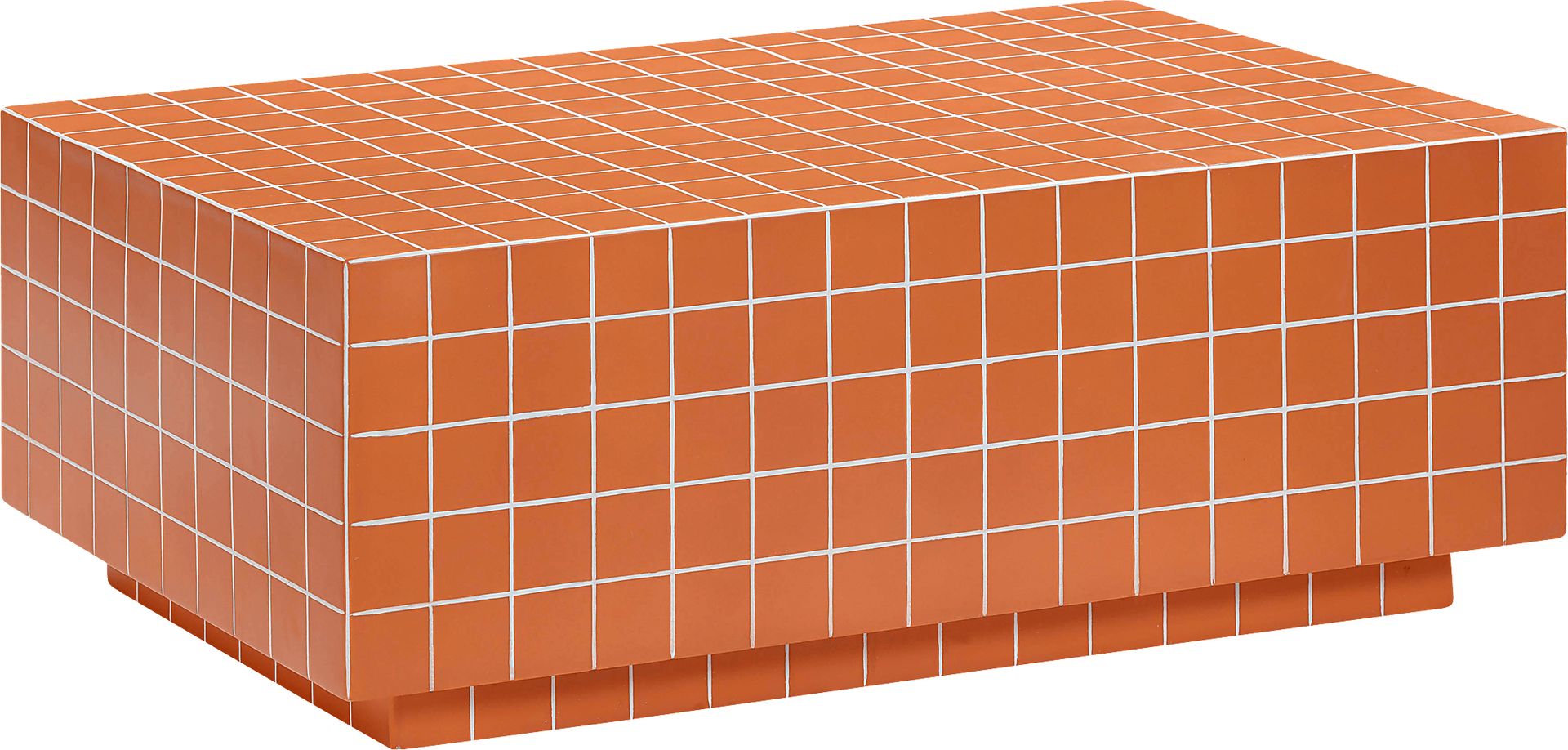 Ermantrude Orange Cocktail Table - Image 1