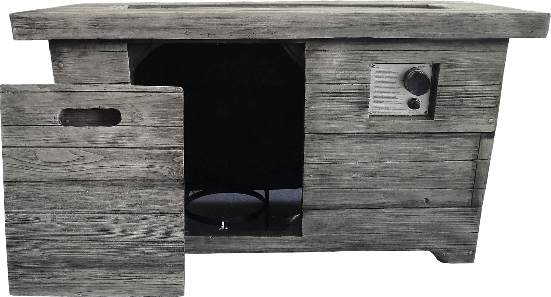 Ermina Brown Outdoor Fire Pit - Image 3