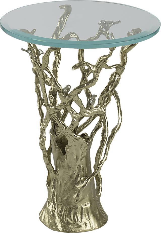 Ermington Gold Side Table - Thumbnail - Image 1