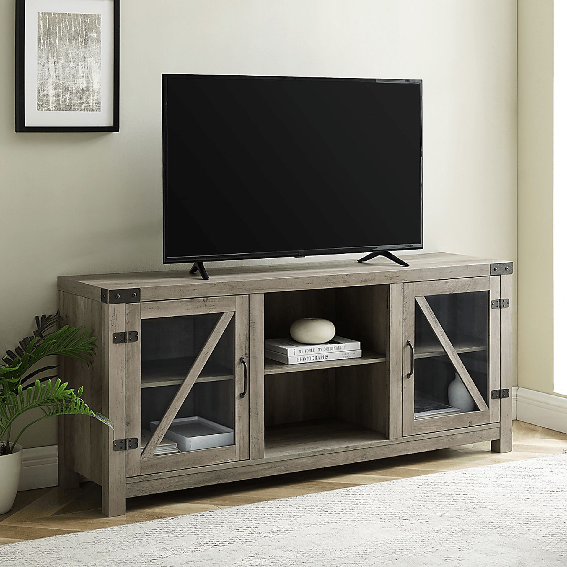 Ernstine Gray 59 in. Console - Image 6