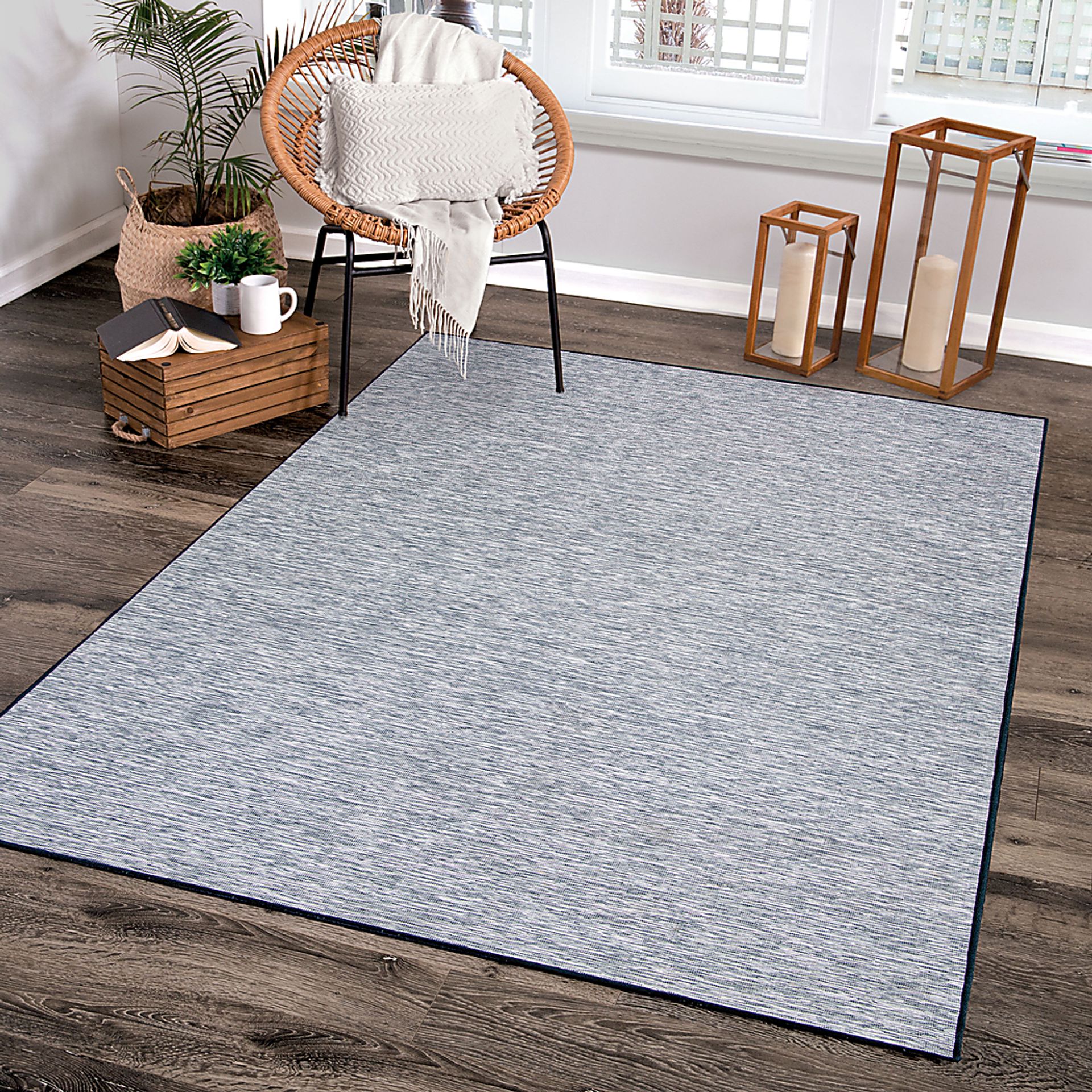 Erobe Blue 7'9 x 10'10 Rug - Image 8