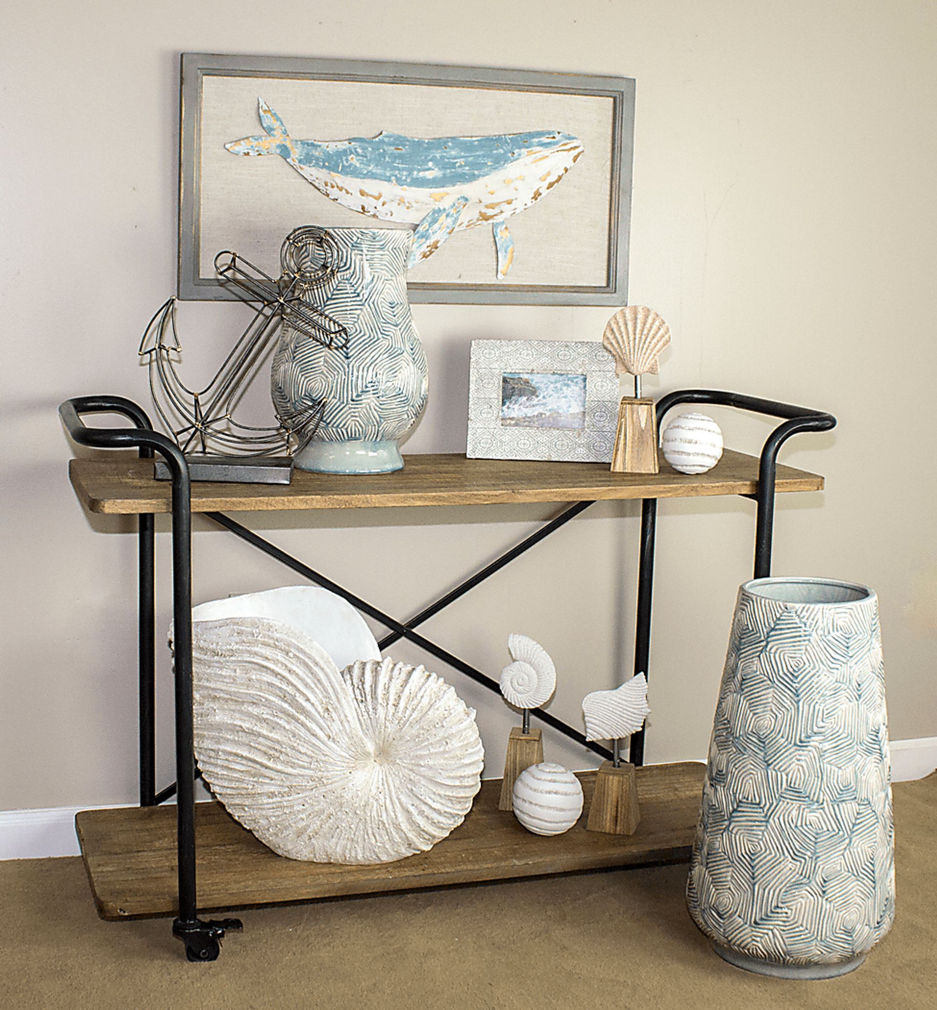 Erskine Brown Bar Cart - Image 3