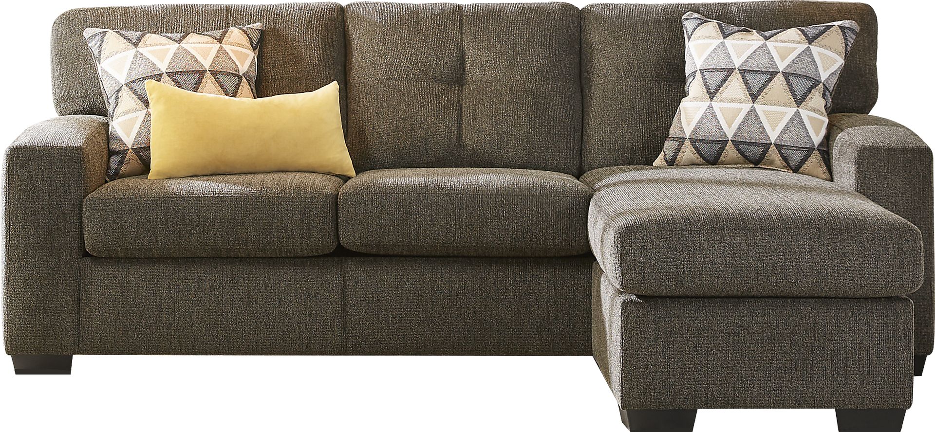Erwood Charcoal Sofa Chaise - Image 1
