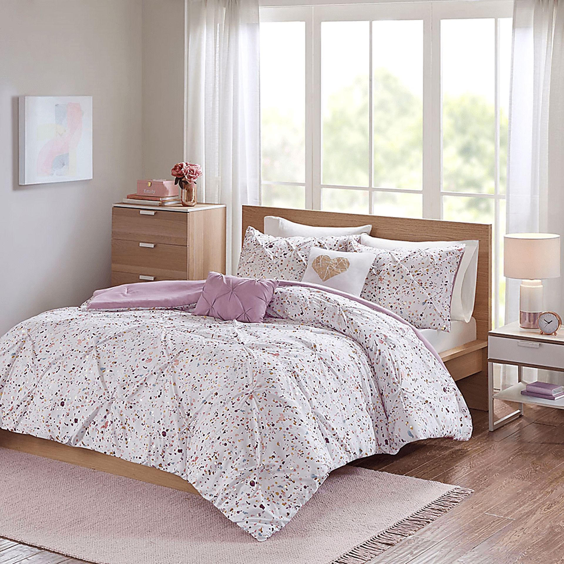 Kids Ery Plum Twin Comforter Set - Image 2
