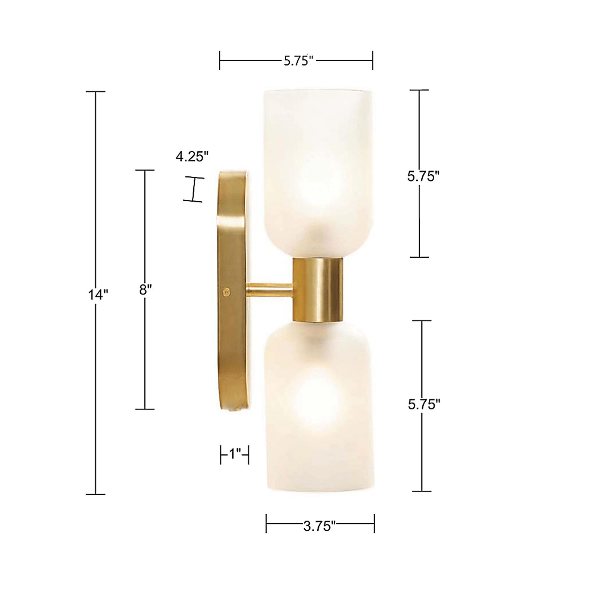 Eryc Hollow Gold Sconce - Image 12