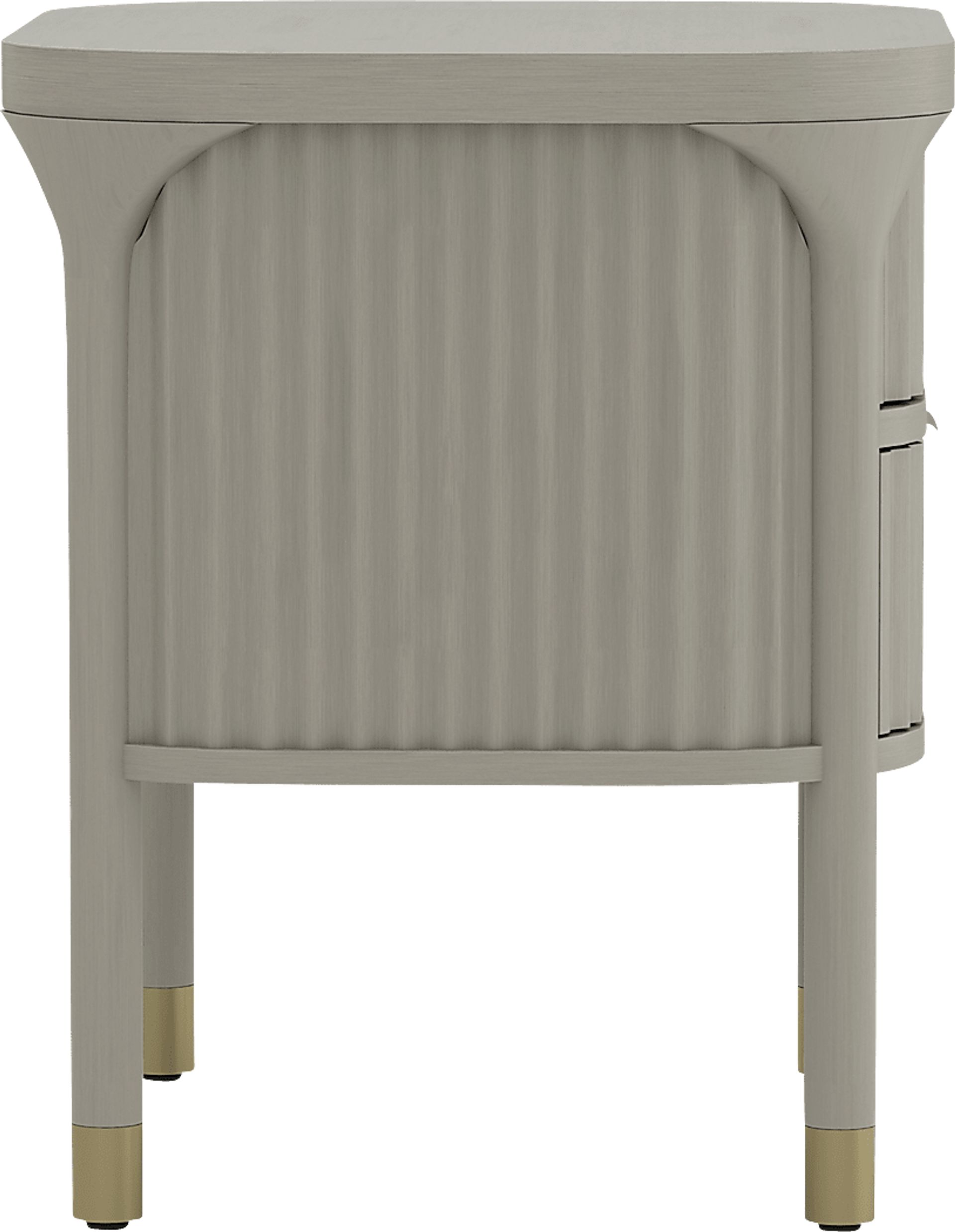 Erziv Gray Nightstand - Image 3