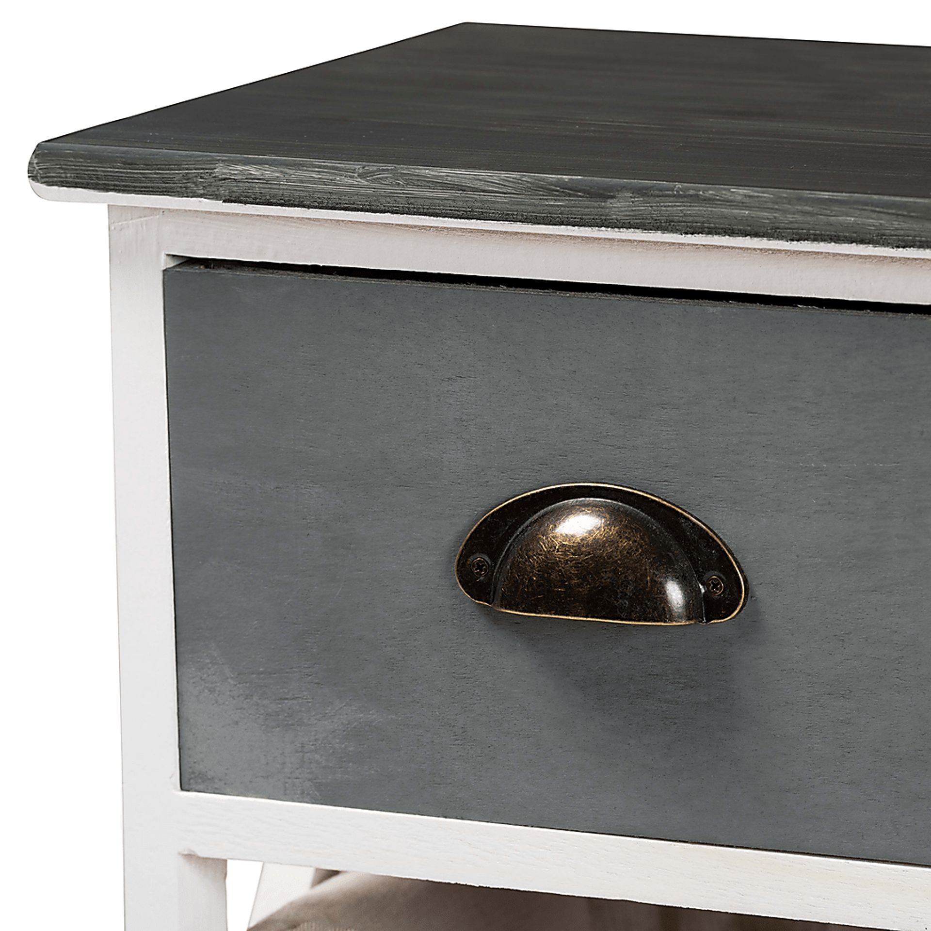 Escallonia White 1 Drawer Storage Unit - Image 5