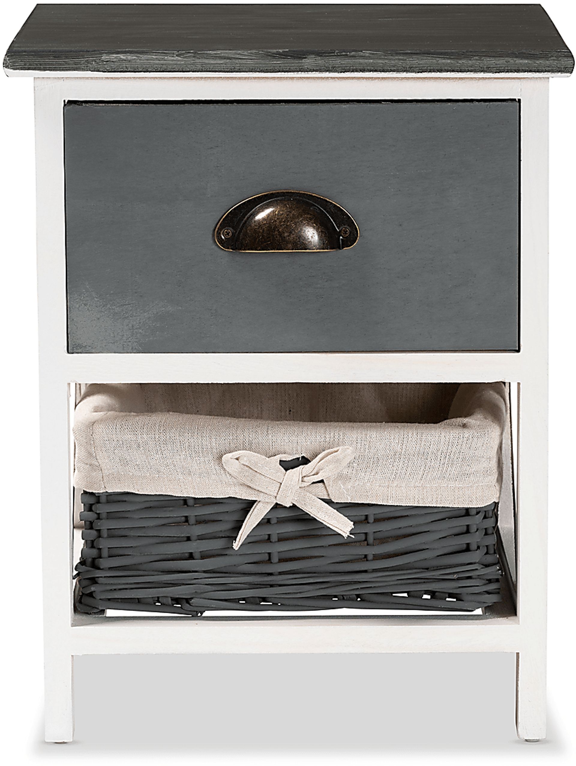 Escallonia White 1 Drawer Storage Unit - Image 7