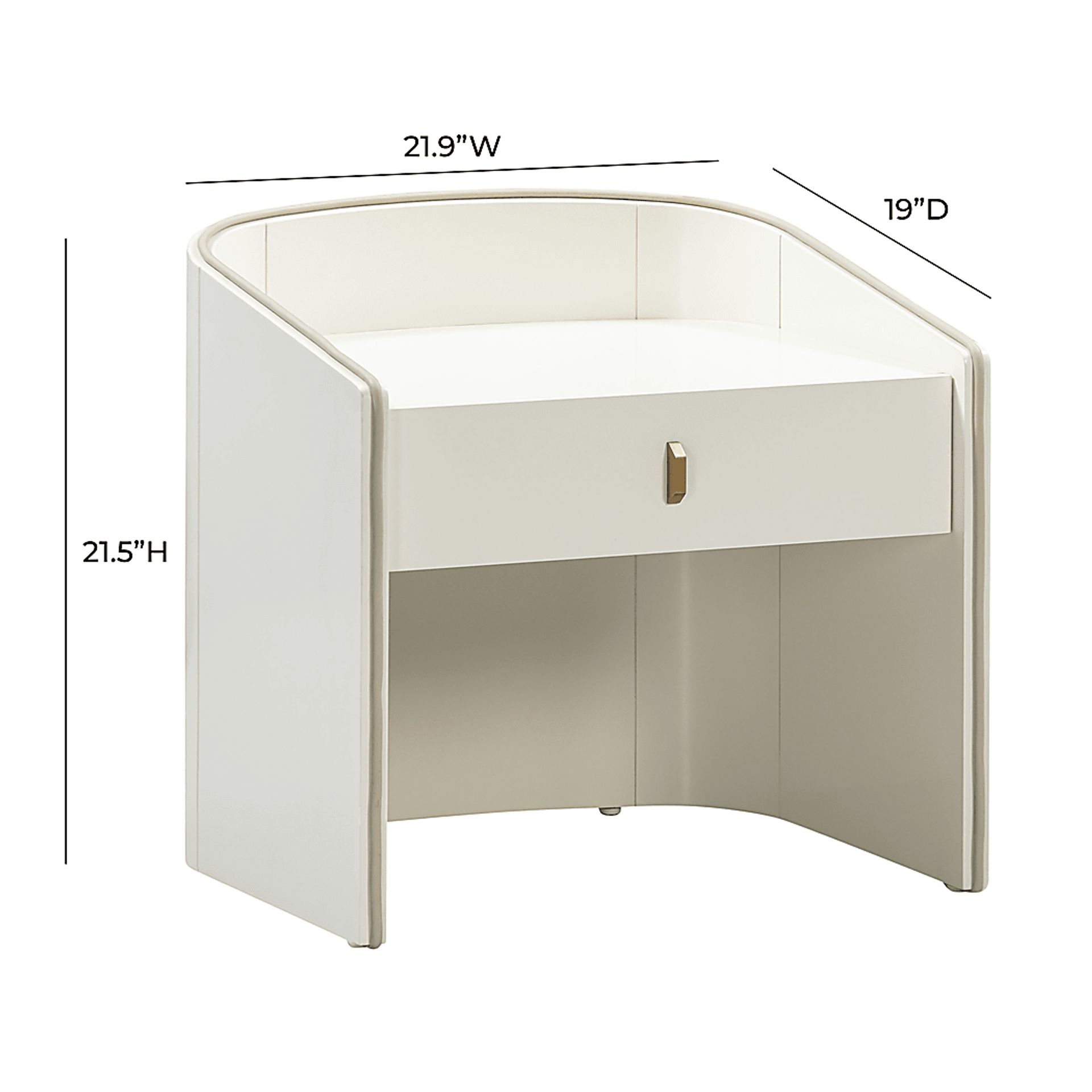 Escalon Cream Nightstand - Image 9