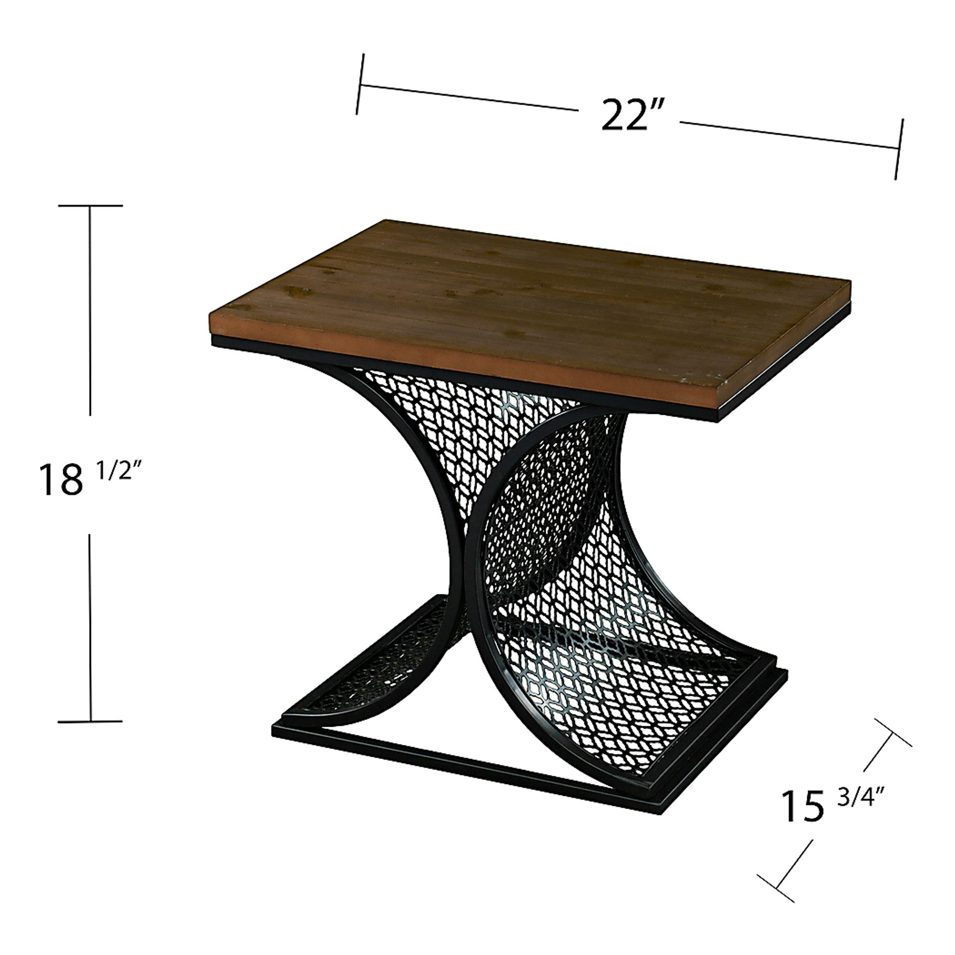Escanaba Brown End Table - Image 5