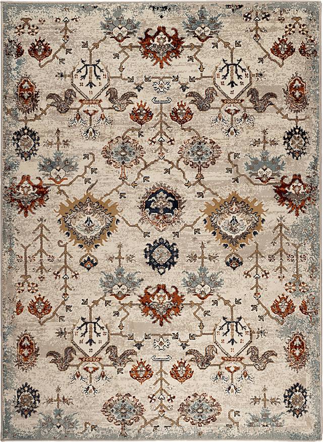 Escester Beige 7'7 x 9'9 Rug - Thumbnail - Image 1