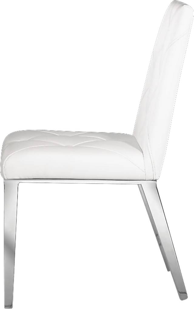 Escolta White Side Chair, Set of 2 - Thumbnail - Image 2