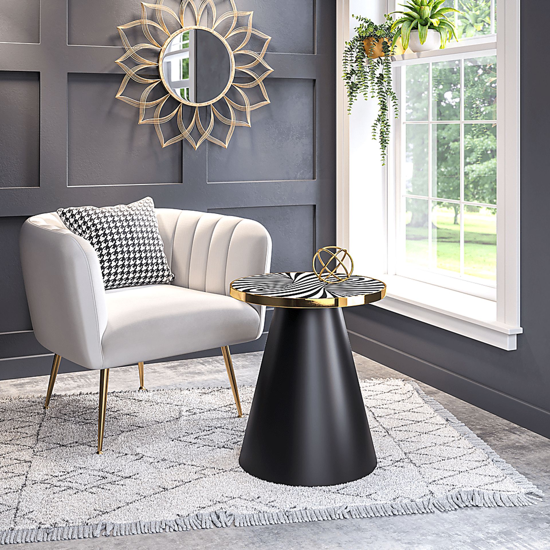 Eshamy Black End Table - Image 2