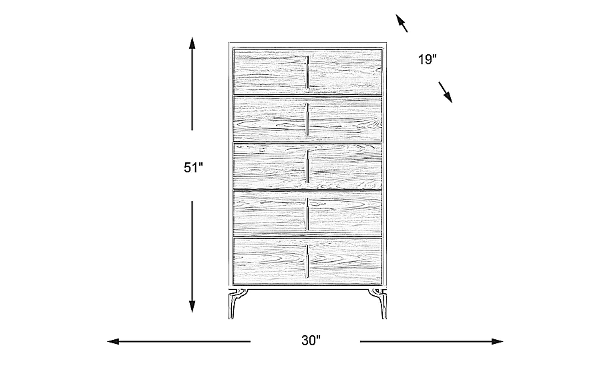 Dimension Image. Please refer to the Dimension Tab on this page for dimension details.