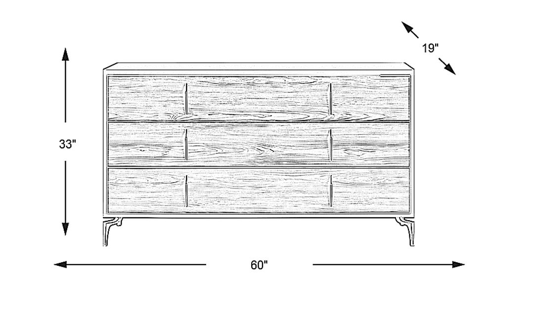 Esmedira Blue Dresser