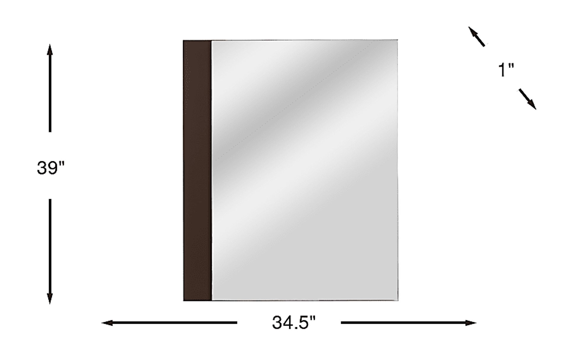 Dimension Image. Please refer to the Dimension Tab on this page for dimension details.