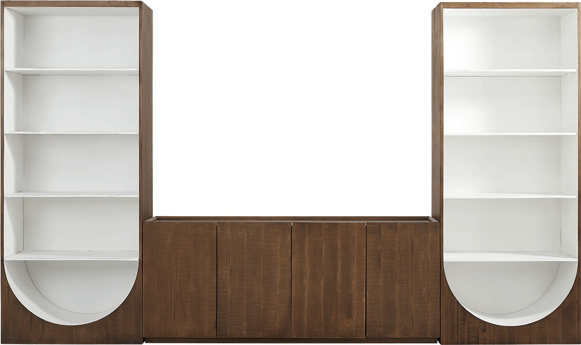 Esmerelda Brown 3 Pc Wall Unit - Image 5