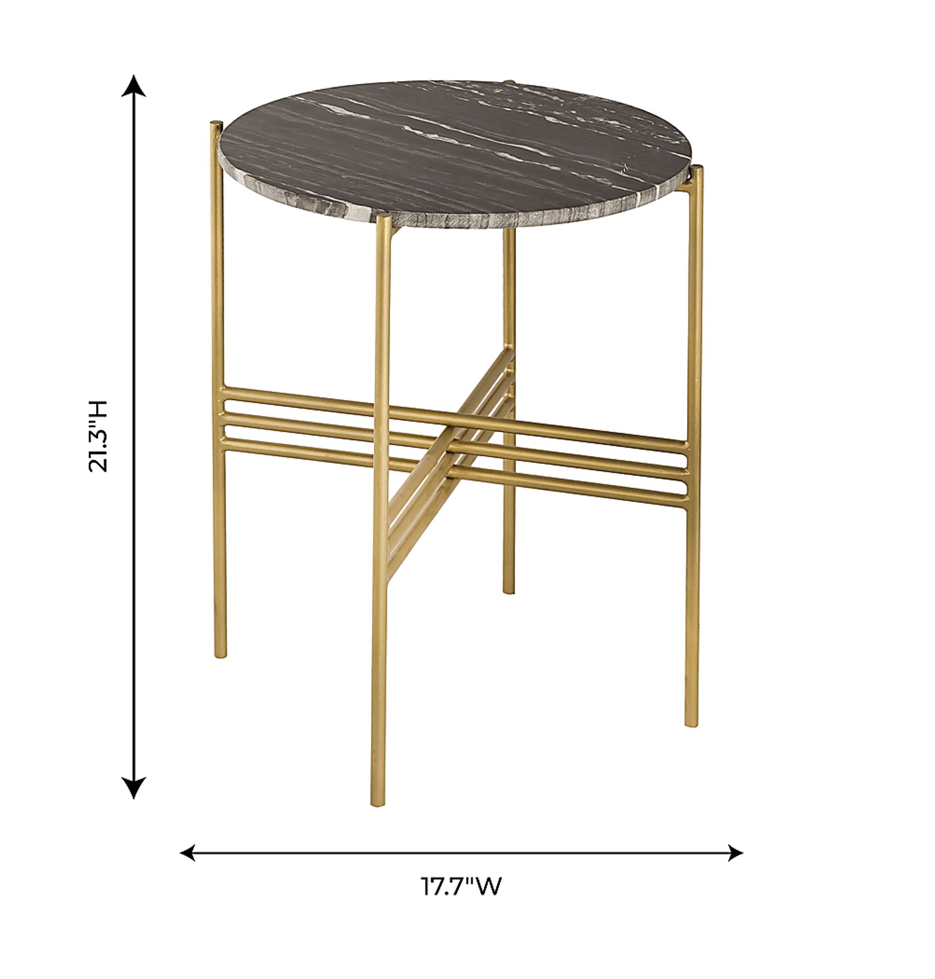 Essa Lynn Gold Accent Table - Image 8