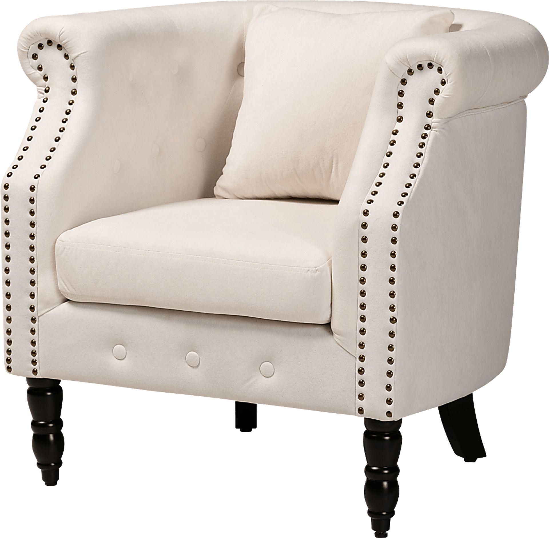 Essalyn Beige Accent Chair - Image 1
