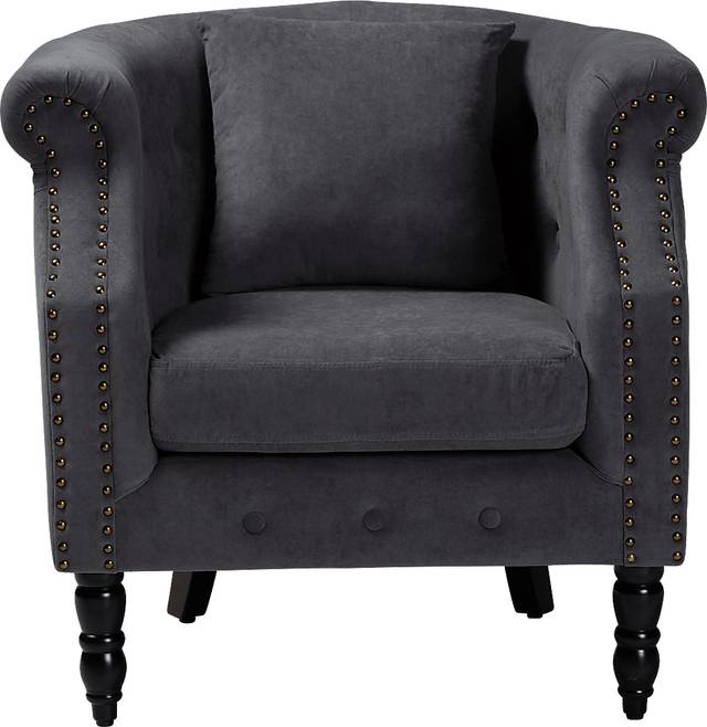 Essalyn Gray Accent Chair - Thumbnail - Image 2