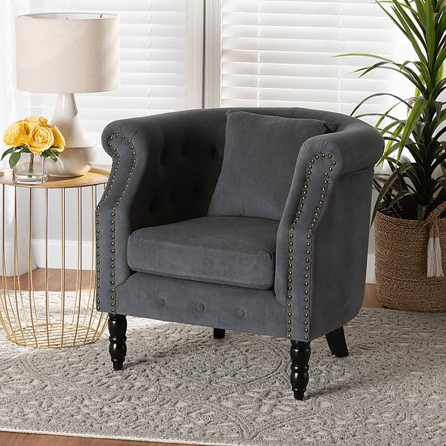 Essalyn Gray Accent Chair - Thumbnail - Image 7