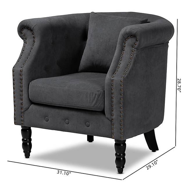Essalyn Gray Accent Chair - Thumbnail - Image 8