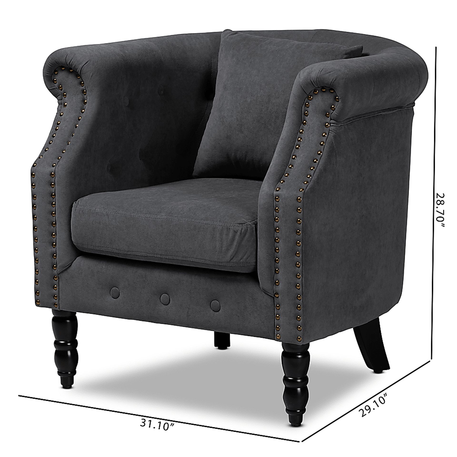 Essalyn Gray Accent Chair - Image 8