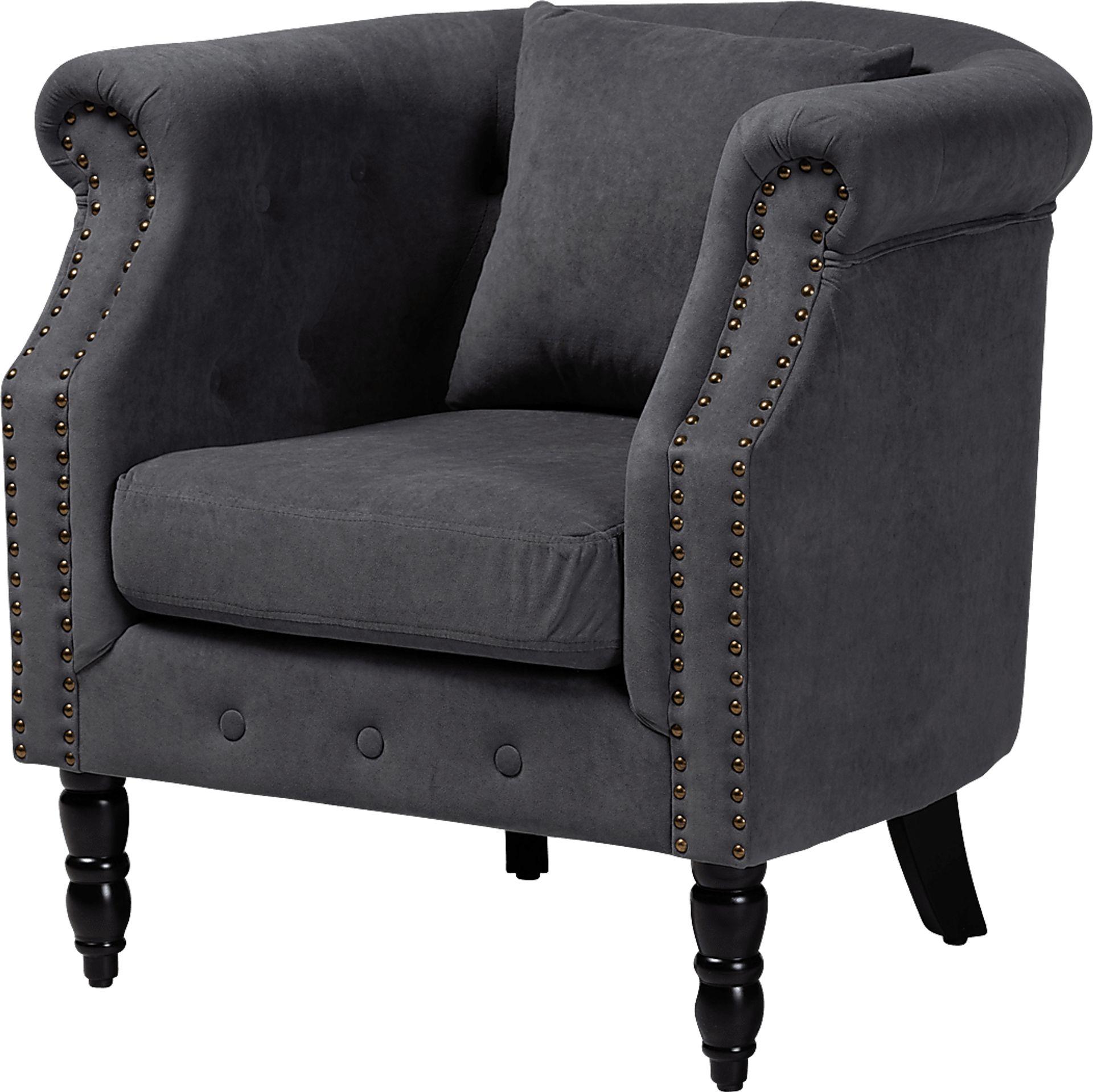 Essalyn Gray Accent Chair - Image 1