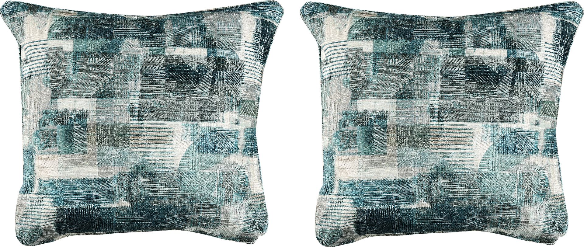 Essex Lane Blue Toss Pillow Pair - Image 1