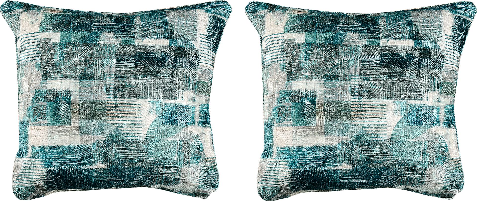 Essex Lane Blue Toss Pillow Pair - Image 1