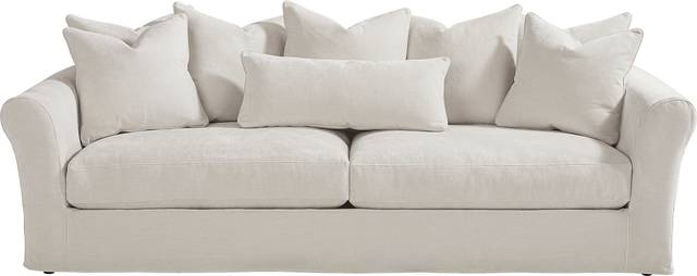 Essex Lane Ivory Slipcover Sofa - Thumbnail - Image 1