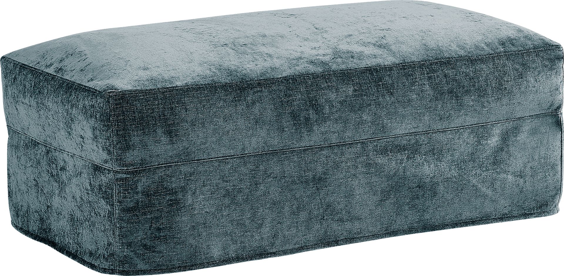 Essex Lane Lagoon Ottoman - Image 1