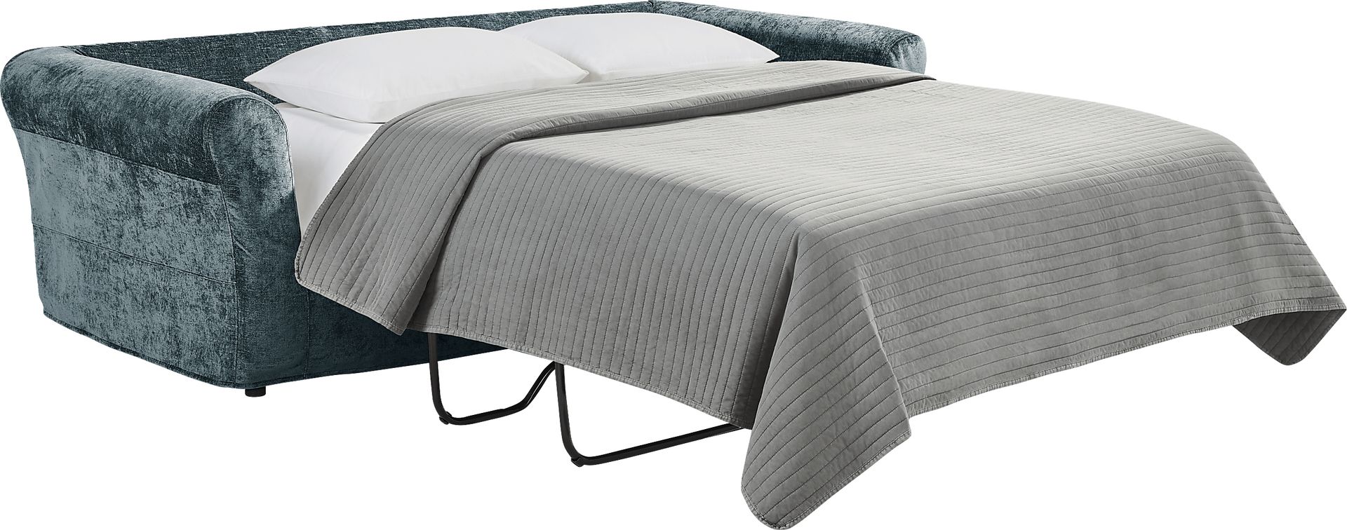 Essex Lane Lagoon Slipcover Apartment Gel Foam Sleeper Sofa - Image 2