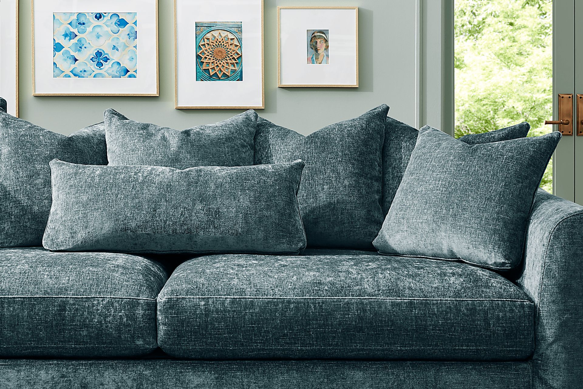Essex Lane Lagoon Sofa - Image 4