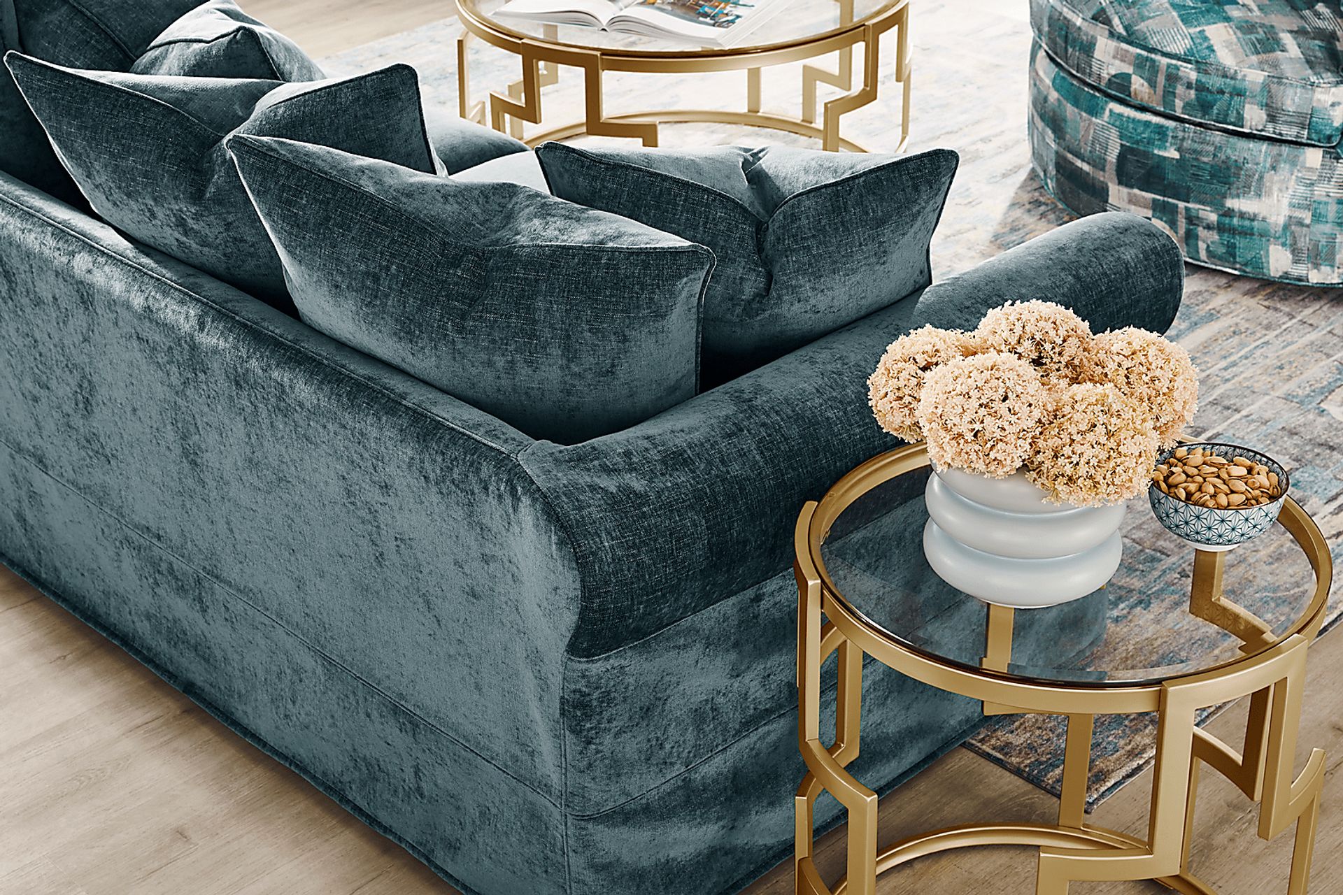 Essex Lane Lagoon Sofa - Image 6
