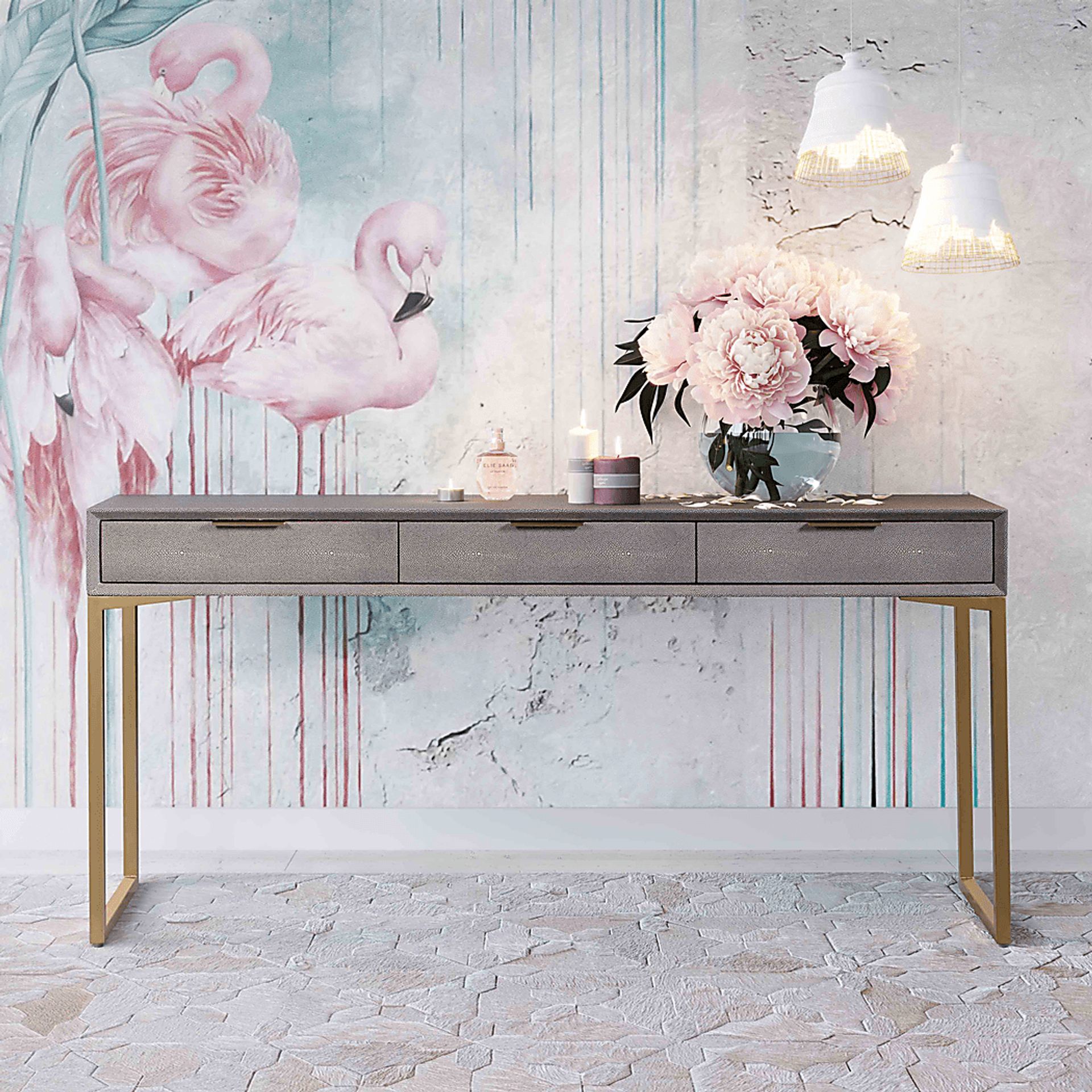 Essky Gray Sofa Table - Image 6