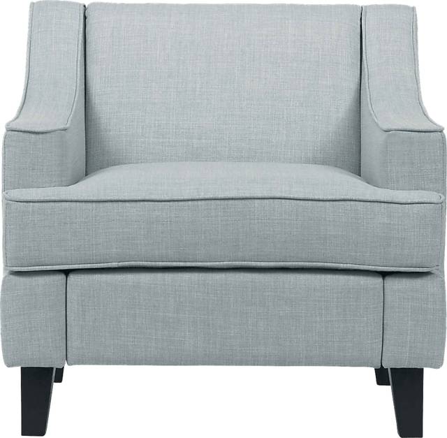 Estabrook Sky Blue Accent Chair - Thumbnail - Image 2