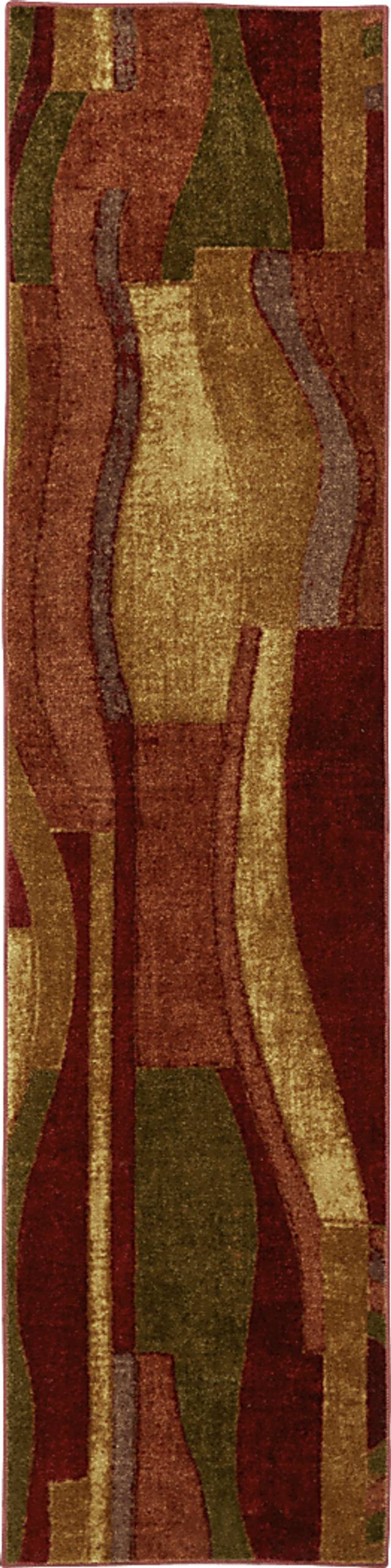 Estefano Wine 2' x 8' Runner Rug - Thumbnail - Image 1