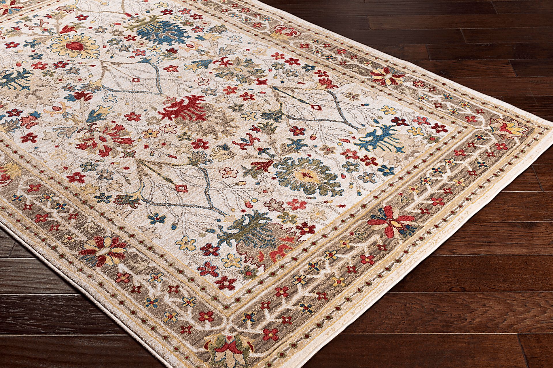 Estelann Cream 2'7 x 4'11 Runner Rug - Image 4