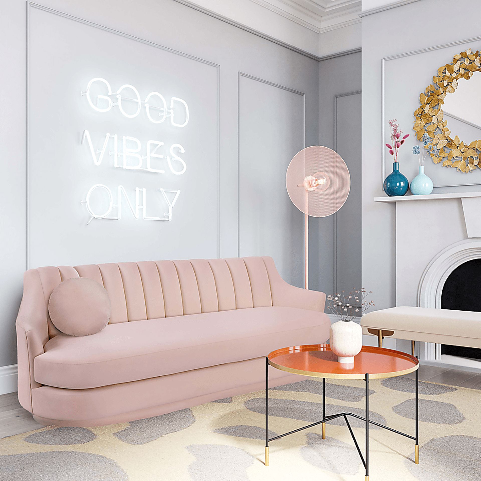 Estella Ann Blush Pillow - Image 3