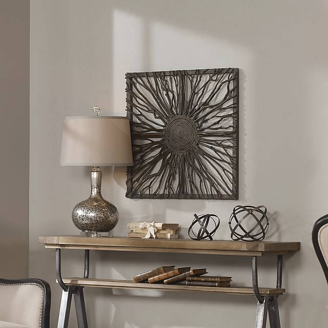 Estian Brown Wall Decor - Thumbnail - Image 2